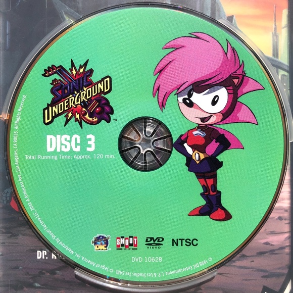 Sonic Underground DVD Anime Television Series 2007 826663106251 CD Soundtrack - Picture 13 of 15